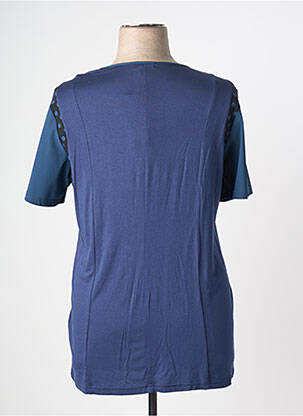 T-shirt coupe droite manches courtes bleu MERI & ESCA femme