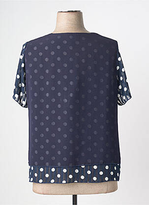 Top manches courtes manches courtes bleu GUY DUBOUIS femme