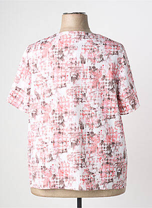 Top stretch manches courtes rose GUY DUBOUIS femme