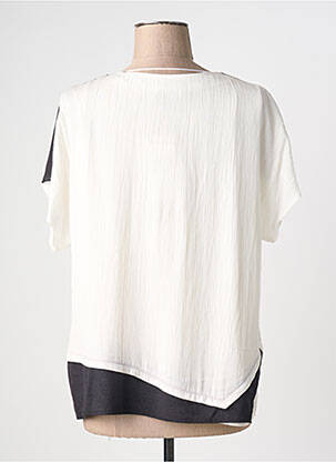 Top manches courtes manches courtes blanc MERI & ESCA femme