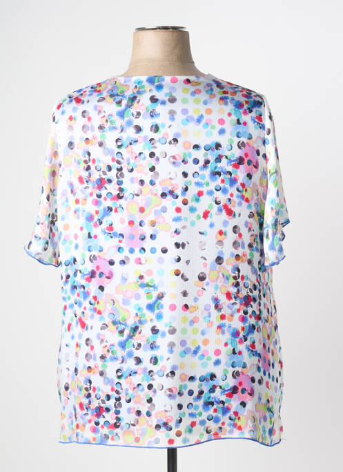 Top bleu FRANCE RIVOIRE femme