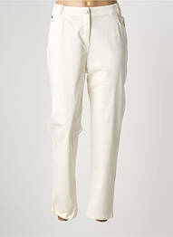 Pantalon slim stretch taille normale beige GUY DUBOUIS femme