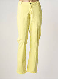 Pantalon slim stretch taille normale jaune MERI & ESCA femme