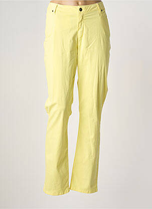 Pantalon slim stretch taille normale jaune MERI & ESCA femme
