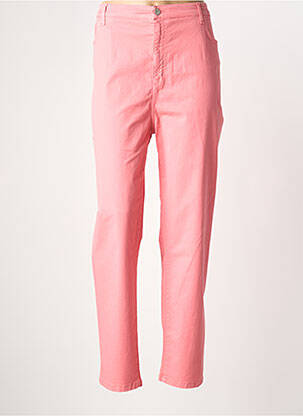 Pantalon slim stretch taille normale rose FRED SABATIER femme
