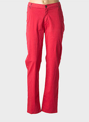 Pantalon slim stretch taille normale rouge MERI & ESCA femme