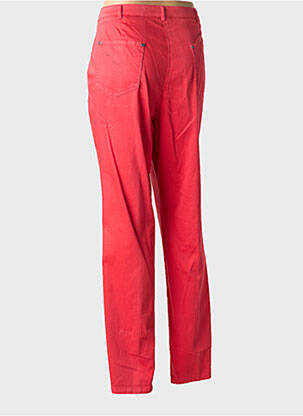 Pantalon slim stretch taille normale rouge IMPULSION femme