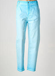 Pantalon slim stretch taille normale bleu FRED SABATIER femme