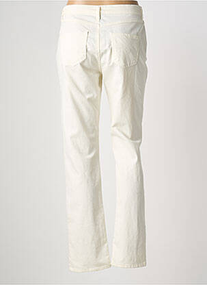 Pantalon droit stretch taille normale beige GUY DUBOUIS femme