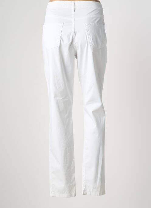 Jeans coupe droite stretch taille normale blanc GUY DUBOUIS femme