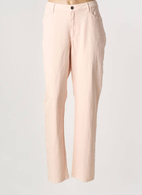 Pantalon droit rose FRANCE RIVOIRE femme