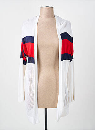 Gilet manches longues manches longues blanc MERI & ESCA femme