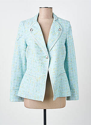 Blazer coupe cintrée bleu GREGORY PAT femme