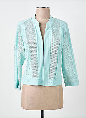 Veste casual coupe droite bleu GREGORY PAT femme