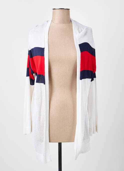 Gilet manches longues manches longues blanc MERI & ESCA femme