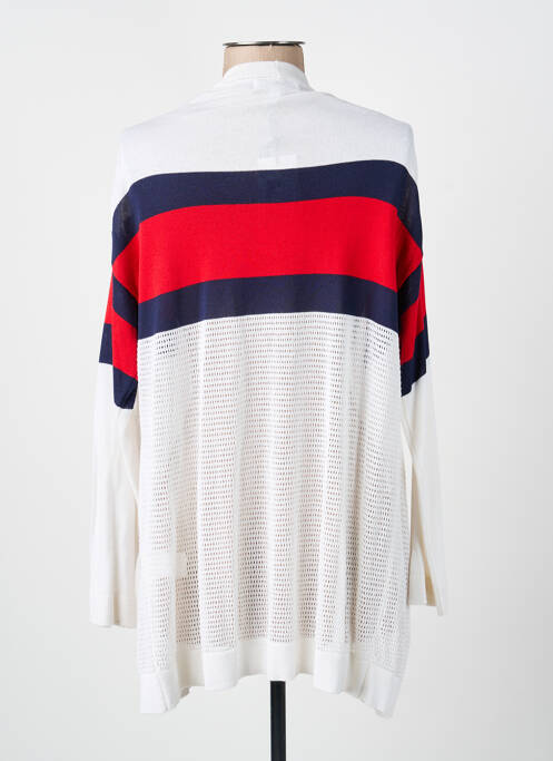 Gilet manches longues manches longues blanc MERI & ESCA femme