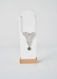 Collier matériaux métal argent ALEX ARTE femme