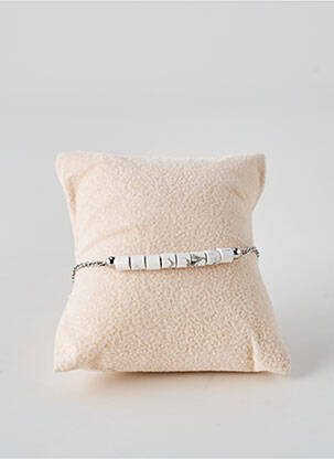 Bracelet fermeture fermoir mousqueton argent ELUE PAR NOUS femme