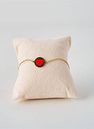 Bracelet fermeture fermoir mousqueton or ELUE PAR NOUS femme