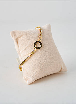 Bracelet fermeture fermoir mousqueton or ELUE PAR NOUS femme