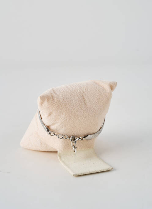 Bracelet fermeture fermoir mousqueton argent ELUE PAR NOUS femme