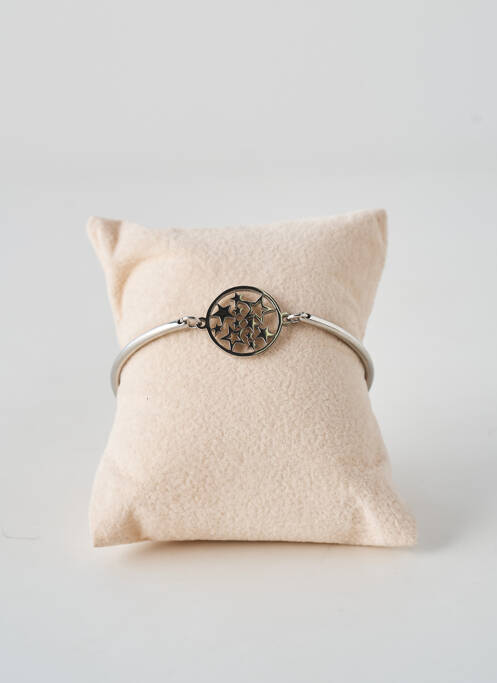 Bracelet fermeture fermoir mousqueton argent ELUE PAR NOUS femme