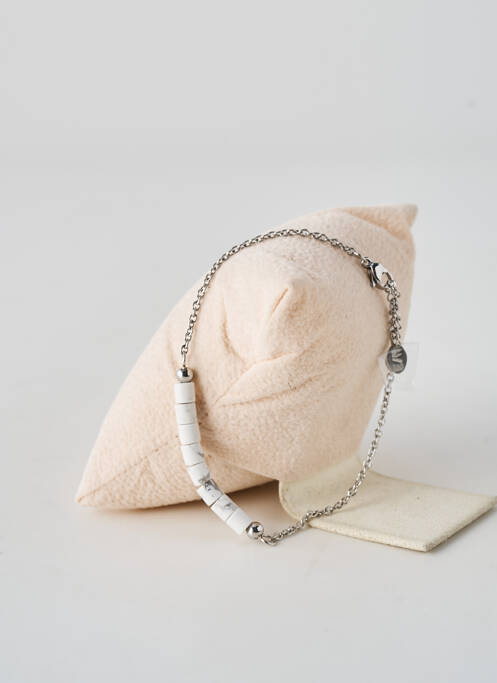 Bracelet fermeture fermoir mousqueton argent ELUE PAR NOUS femme