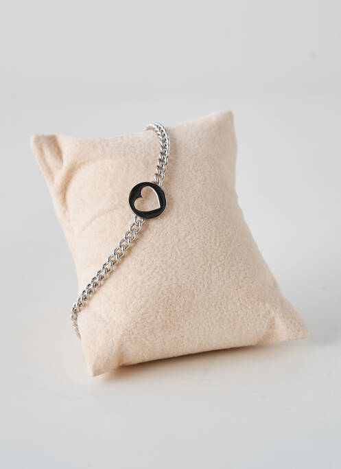 Bracelet fermeture fermoir mousqueton argent ELUE PAR NOUS femme