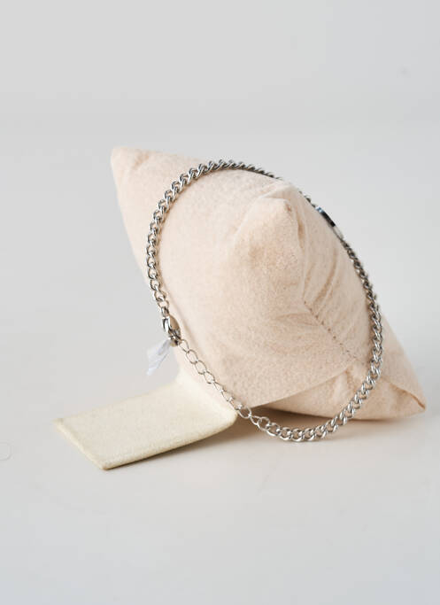 Bracelet fermeture fermoir mousqueton argent ELUE PAR NOUS femme