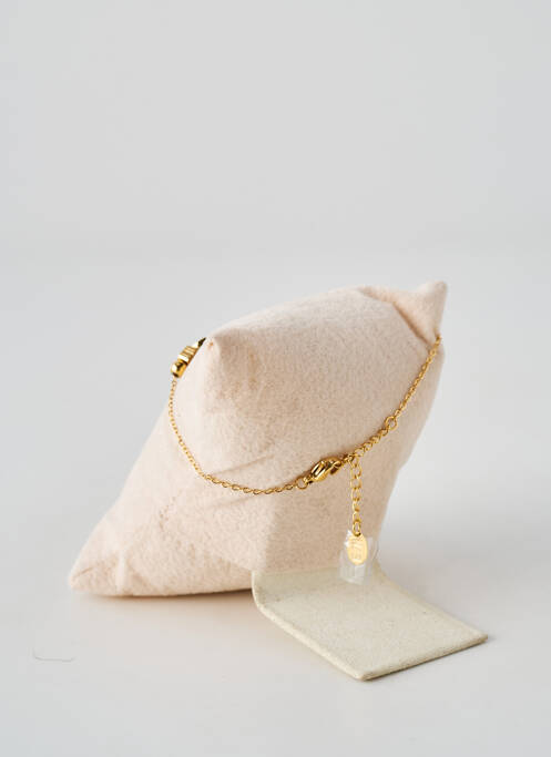 Bracelet fermeture fermoir mousqueton or ELUE PAR NOUS femme