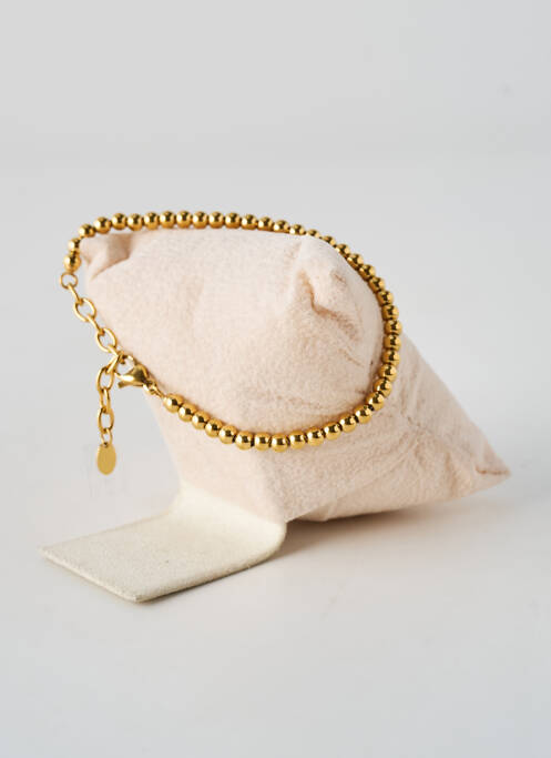 Bracelet fermeture fermoir mousqueton or ELUE PAR NOUS femme