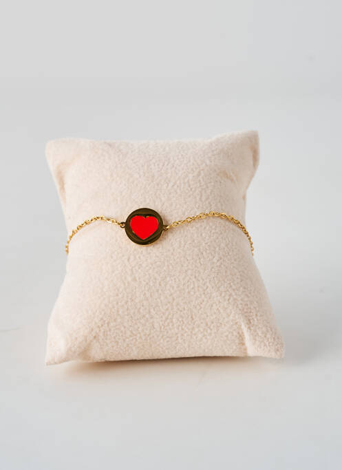 Bracelet fermeture fermoir mousqueton or ELUE PAR NOUS femme