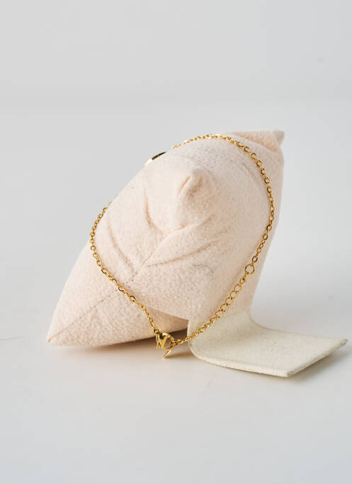 Bracelet fermeture fermoir mousqueton or ELUE PAR NOUS femme