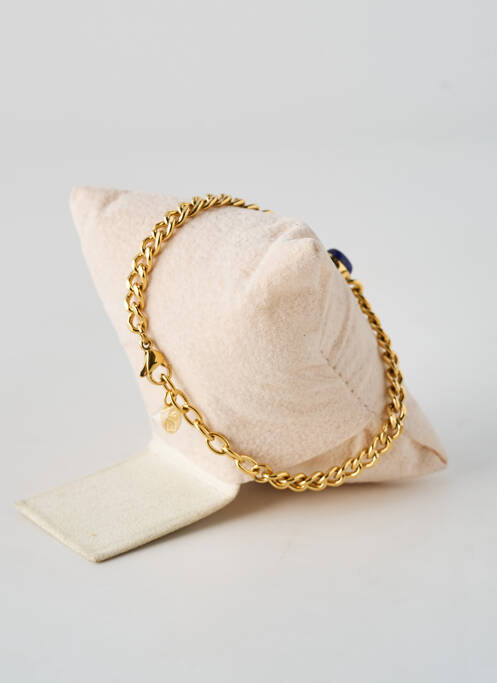 Bracelet fermeture fermoir mousqueton or ELUE PAR NOUS femme