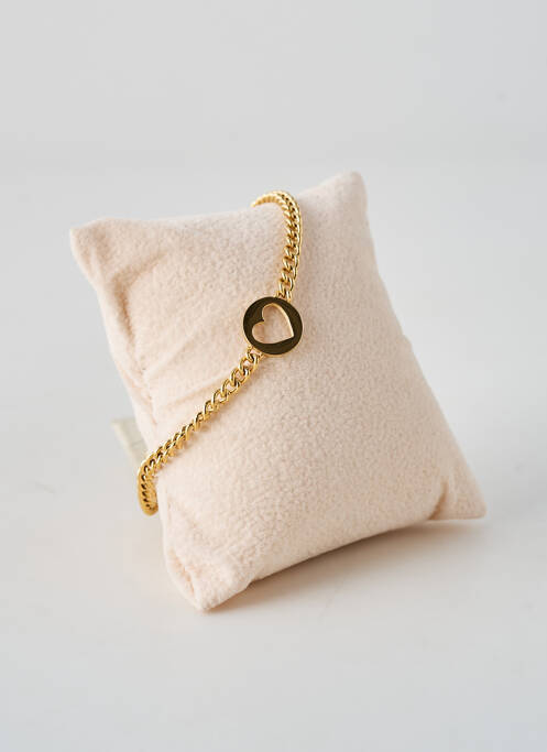 Bracelet fermeture fermoir mousqueton or ELUE PAR NOUS femme