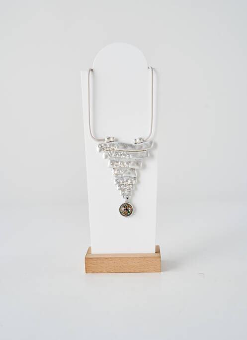 Collier matériaux métal argent ALEX ARTE femme