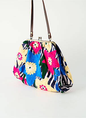 Sac bandoulière forme bourse bleu XIWIKJ femme