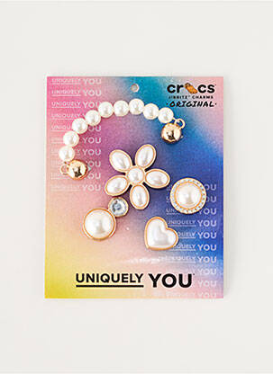 Accessoire pour chaussures talon plat jusqu'à 3cm beige CROCS femme