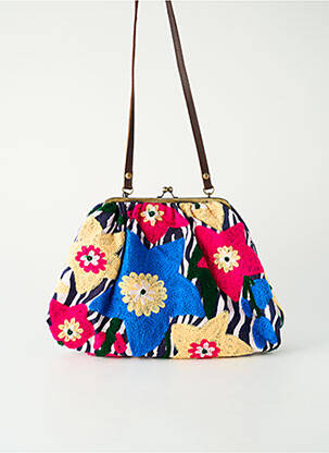 Sac poignée 1 anse de portée forme bourse bleu XIWIKJ femme