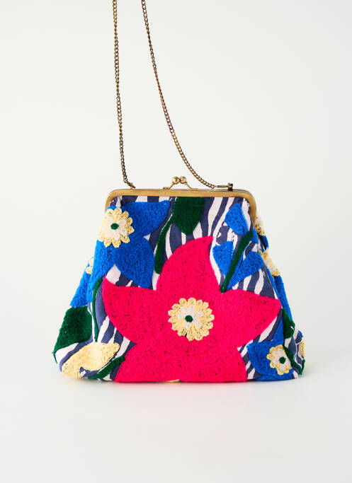 Sac poignée 1 anse de portée forme bourse bleu XIWIKJ femme