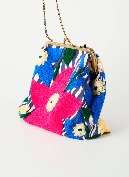 Sac poignée 1 anse de portée forme bourse bleu XIWIKJ femme