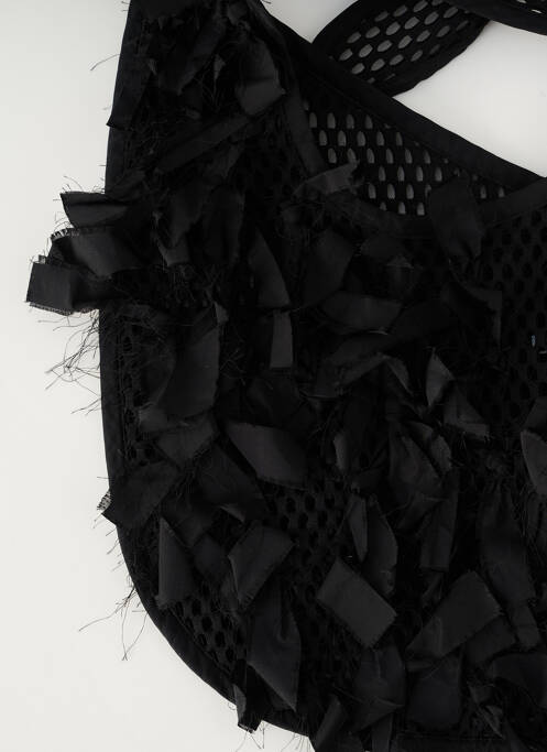 Sac poignée 1 anse de portée forme plage noir BIZE femme