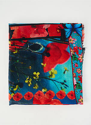 Foulard tissage popeline rouge FST HANDWEAR femme