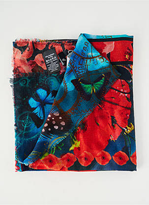 Foulard tissage popeline rouge FST HANDWEAR femme