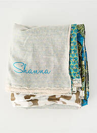 Foulard  bleu SHANNA femme