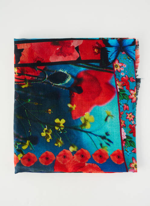 Foulard tissage popeline rouge FST HANDWEAR femme