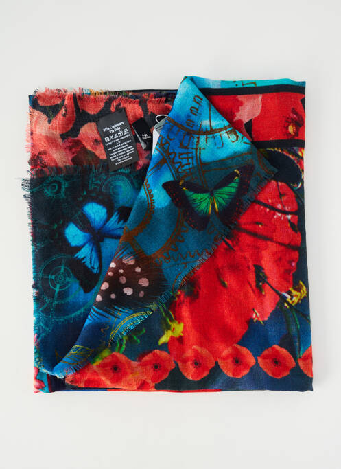Foulard tissage popeline rouge FST HANDWEAR femme