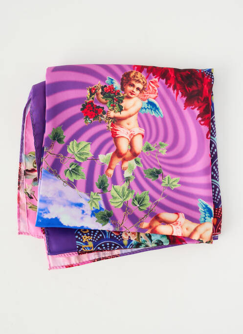Foulard effet matière satinée violet DUB & DRINO femme