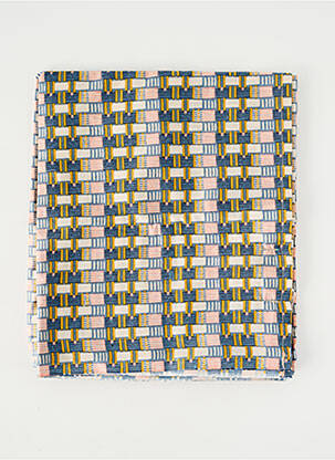 Foulard tissage popeline rose KALI YOG femme