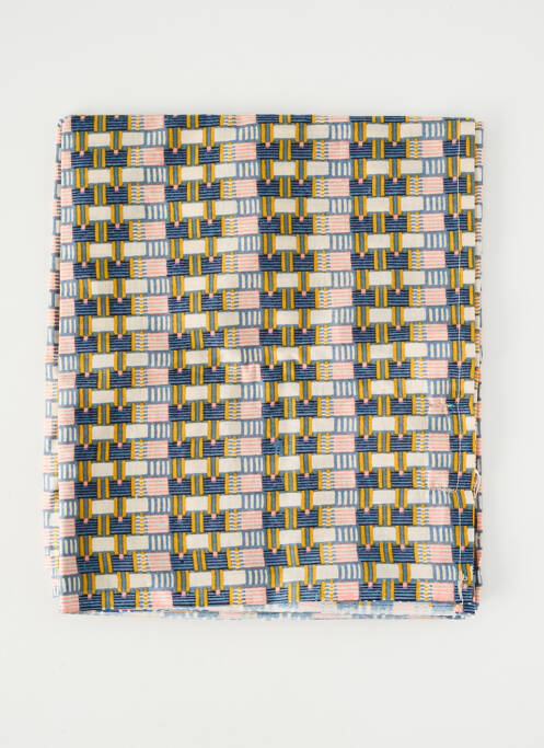 Foulard tissage popeline rose KALI YOG femme